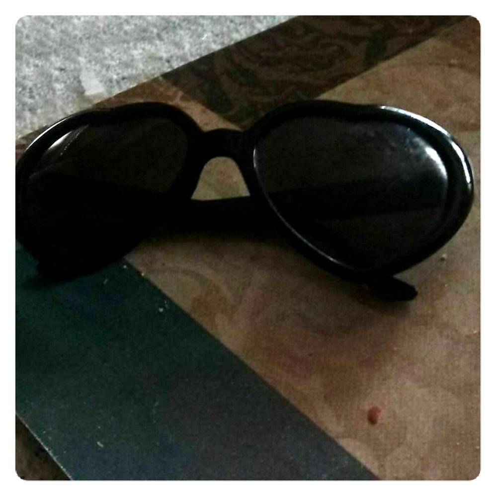 Heart shaped sunglasses